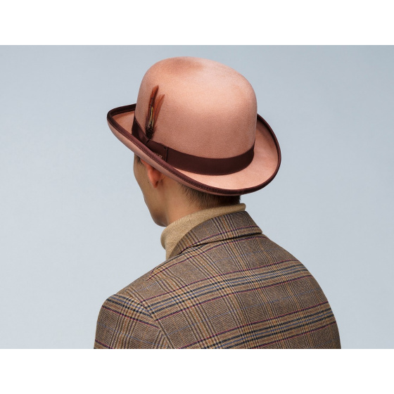 Chapeau Derby Melon Feutre Argile Italienne - Bailey