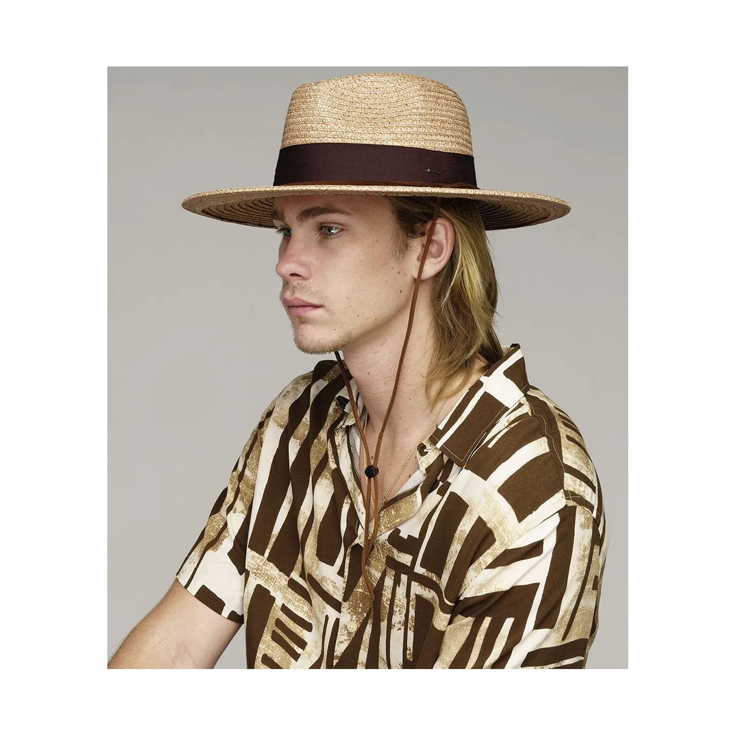Natural Straw Kai Traveller - Bailey Reference: 10693 | Traclet Hatters
