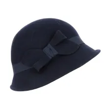 Chapeau Cloche Mélodie Marine - Traclet Reference : 18764 | Chapellerie Traclet