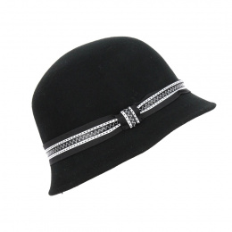 Cloche Line Hat Black - Traclet