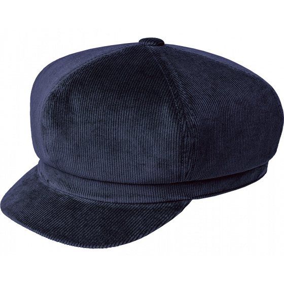 Casquette Gavroche Cord Spitfire Marine - Kangol
