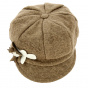 Le Lana Wool Newsboy Cap Beige - Traclet
