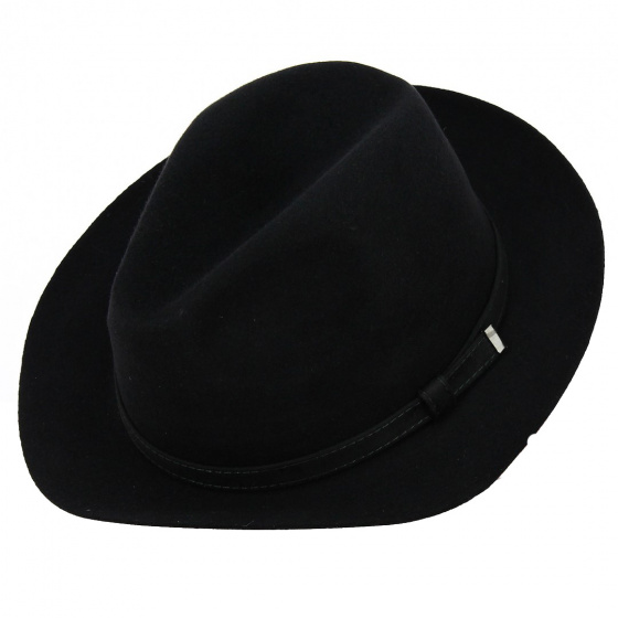 Tolosa Black Rabbit Felt Hat - Traclet