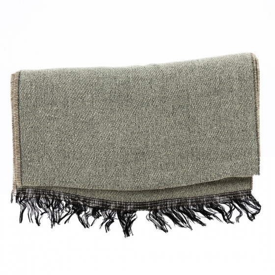 Acrylic Fringed Scarf - Traclet
