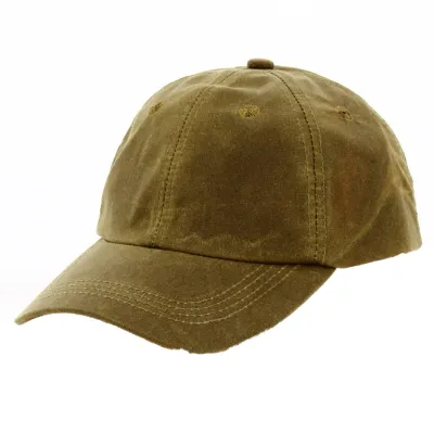 Brown Waxed Cotton Coogie Baseball Cap - Traclet | Reference: 18783 | Traclet Hat Shop