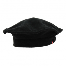 Odile Noir fleece beret - Traclet