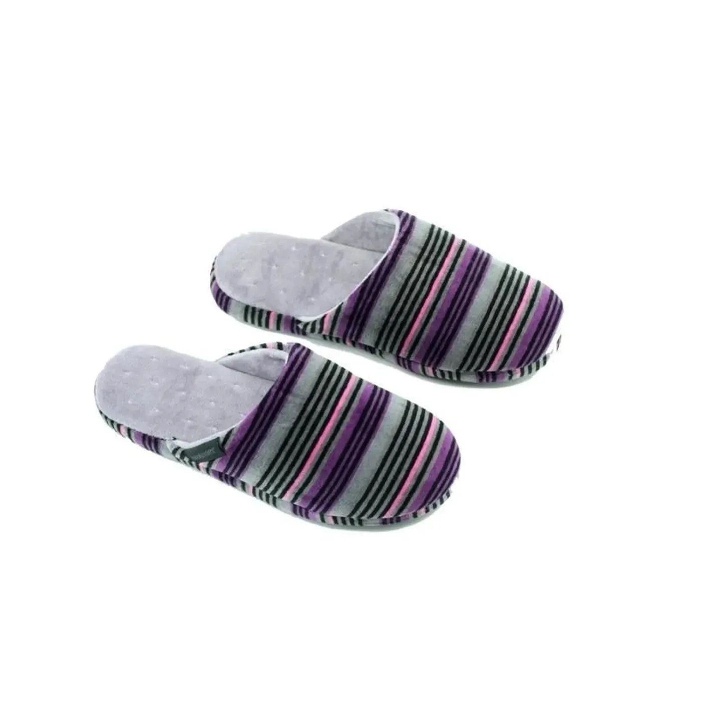 Chaussons mules Femme Velours Semelle X-TRA CONFORT - Isotoner Référence : 14869 | Chapellerie Traclet