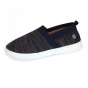 Stretch Mesh Sneakers without Laces Heather Black - Isotoner
