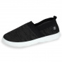 Stretch Mesh Sneakers without Laces Heather Black - Isotoner