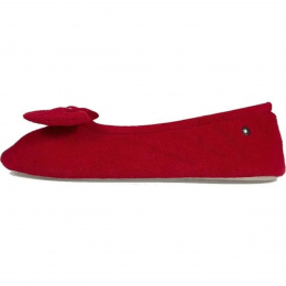 Ballerines Femme Eponge Nœud Rouge - Isotoner