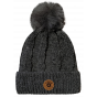 Black Calida Pompom Beanie - Pacito