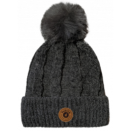 Calida Black Pompom Beanie - Pacito