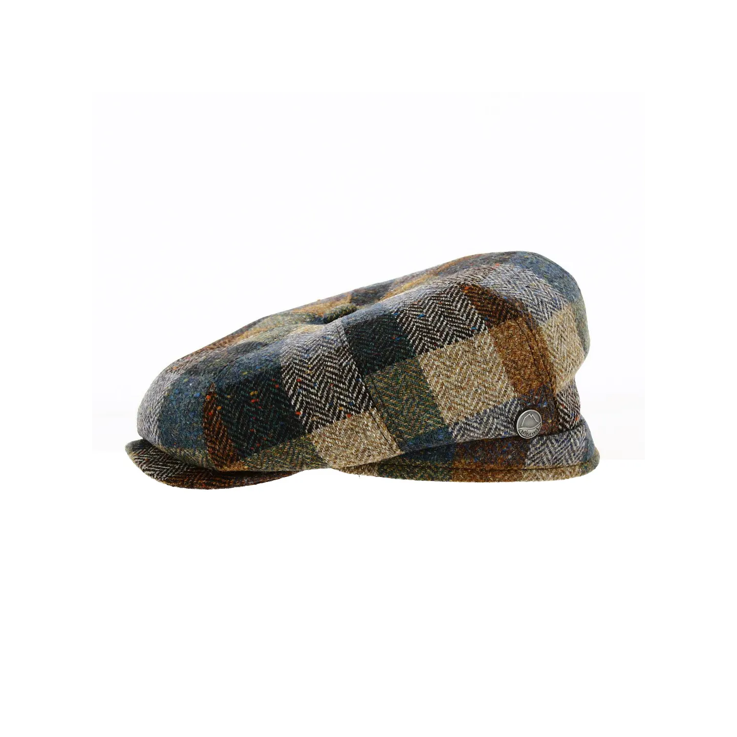 Casquette Hatteras Avelino Patchwork Laine - Traclet Reference : 18813 | Chapellerie Traclet