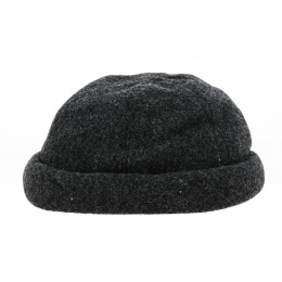 Cooper Anthracite Wool Docker Beanie - Traclet