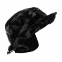 Black Iceland Bob Hat with earmuffs - Traclet