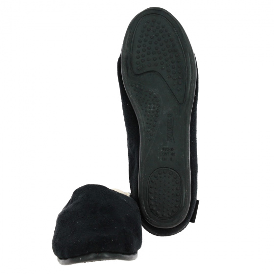 Men's Black Mule Slippers - Isotoner