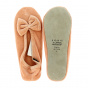 Women's Micro-velvet Bow Ballerina Slippers - Isotoner