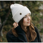 Norden Merino Wool Cuffed Beanie Vanilla - Super Yellow