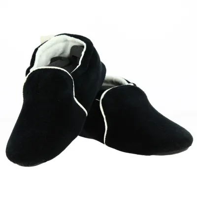Chaussons Femme Semelles Gomme Noir - Isotoner