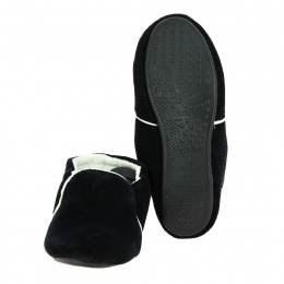 Women's Slippers with Rubber Soles Black - Isotoner