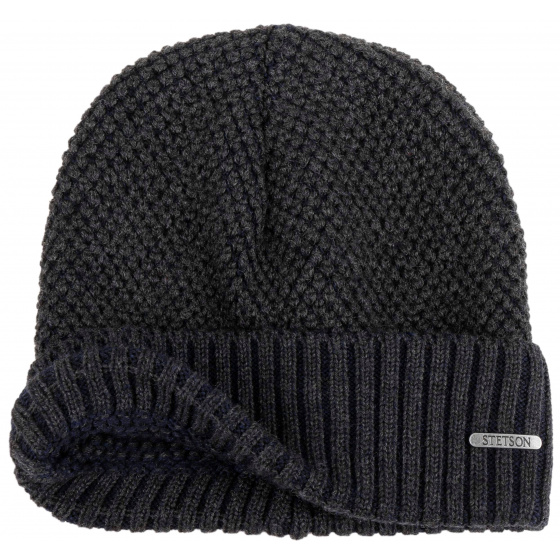 Grey Wool Percylane Beanie - Stetson