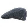 Blue Striped Wool Flat Cap - Flechet Reference: 18857 | Traclet Hat Shop