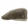 Brown Wool & Cashmere Flat Cap - Flechet Reference: 18858 | Chapellerie Traclet