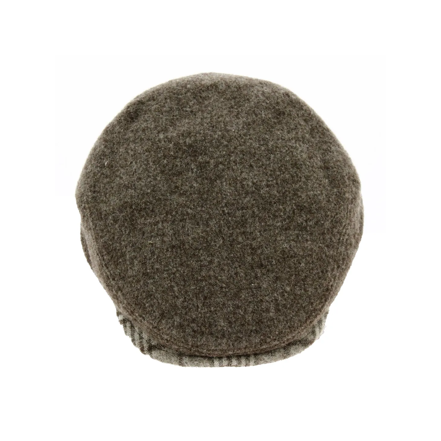 Brown Wool & Cashmere Flat Cap - Flechet Reference: 18858 | Chapellerie Traclet