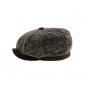 Blue Wool 8-Panel Cap - Fléchet