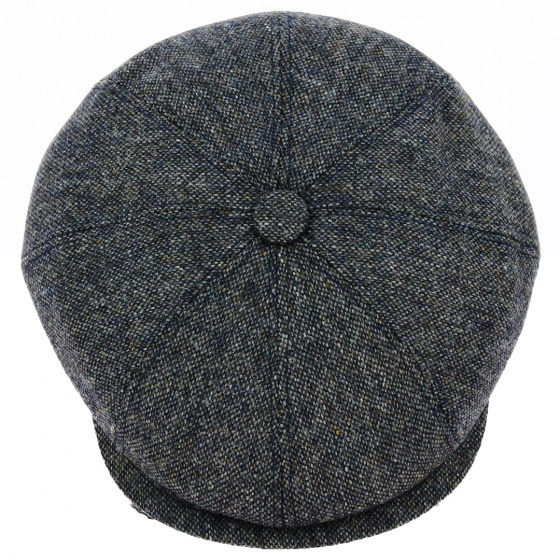 Casquette 8 côtes Laine Bleu - Fléchet Casquette 8 côtes Laine Bleu - Fléchet