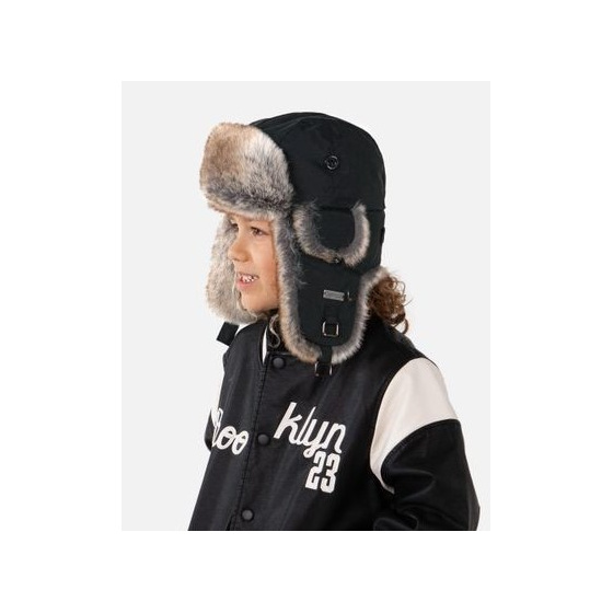 Children's Black Kamikaze Ushanka - Barts