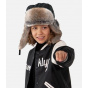Children's Black Kamikaze Ushanka - Barts