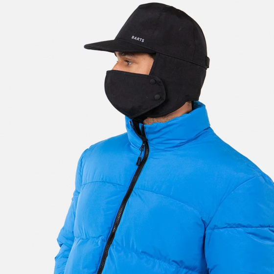 Mercedario Black Neck Cover Cap - Barts