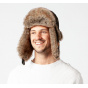 Almond Green Army Rib Bomber Trapper Hat - Barts