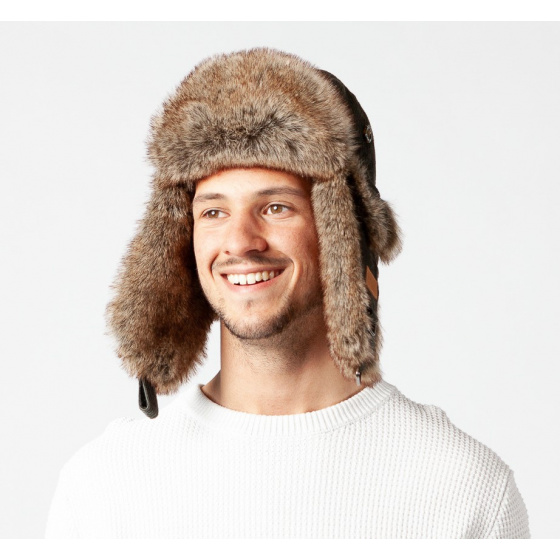 Almond Green Army Rib Bomber Trapper Hat - Barts
