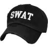 Casquette Americaine Swat Cotton Noir - Kbthos  Reference : 18885| Chapellerie Traclet