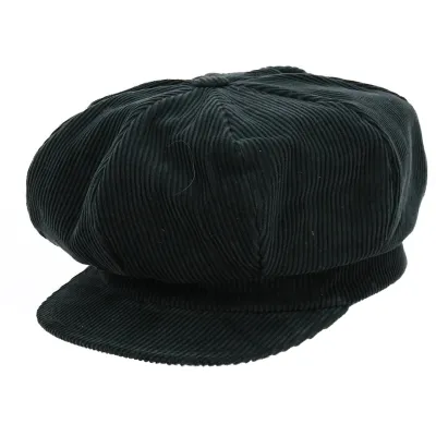 Casquette Gavroche La Jota velours Noire - Traclet réf 18817- chapellerie Traclet