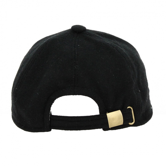 Casquette Baseball Panno Laine Noire - Traclet Casquette Baseball Panno Laine Noire - Traclet