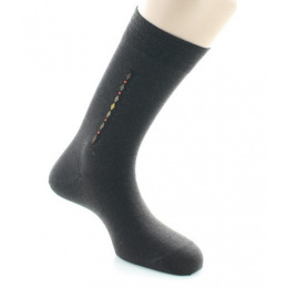 Men's Black Wool Socks Made in France - Perrin