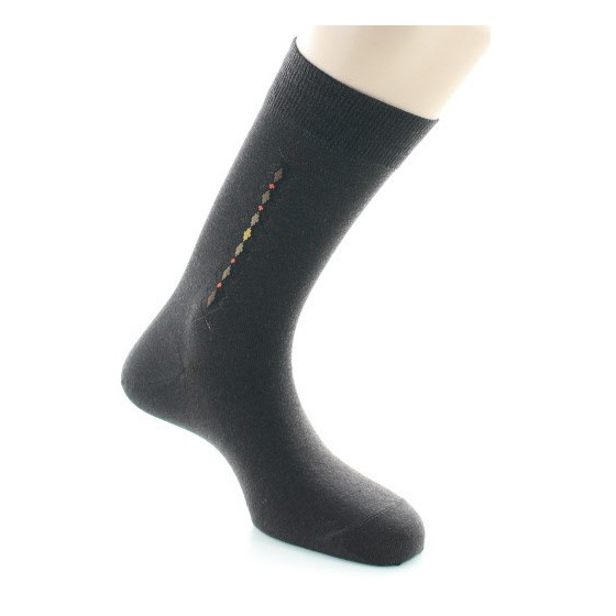 Chaussettes Hommes Noir Laine Made in France - Perrin