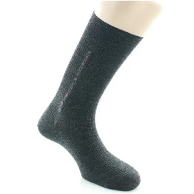 Men's Socks for Sensitive Legs Anthracite Made in France - Perrin Reference: 18910| Traclet Hat Shop