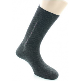 Men's Socks for Sensitive Legs Anthracite Made in France - Perrin