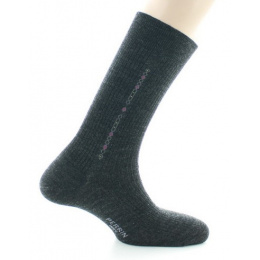 Men's Sensitive Legs Socks Anthracite Made in France - Perrin