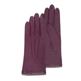 Women's Cashmere Lined Leather Gloves - Isotoner