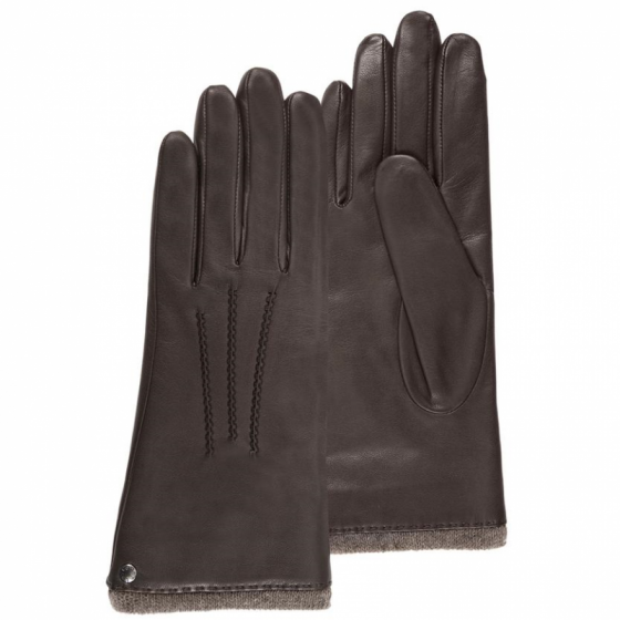 Gants Femme Cuir Doublée Cachemire - Isotoner Gants Femme Cuir Doublée Cachemire - Isotoner