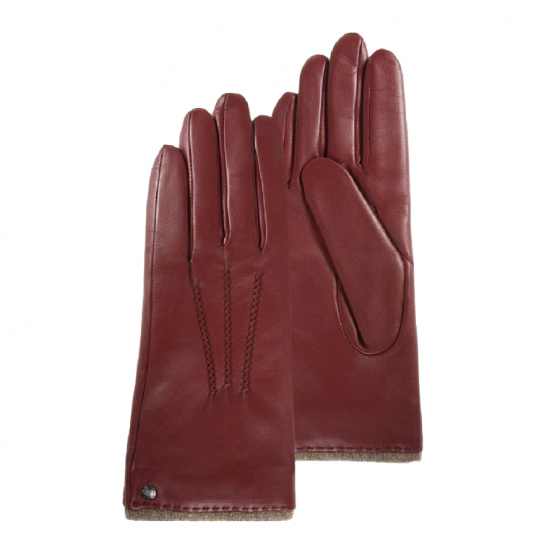 Gants Femme Cuir Doublée Cachemire - Isotoner