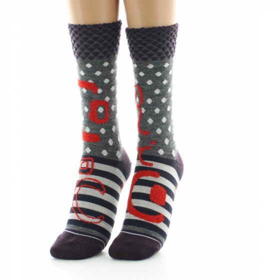 Women's Fancy Mid-Calf Socks - Berthe