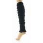 Women's Black Glitter Gaiters Made in France - Perrin