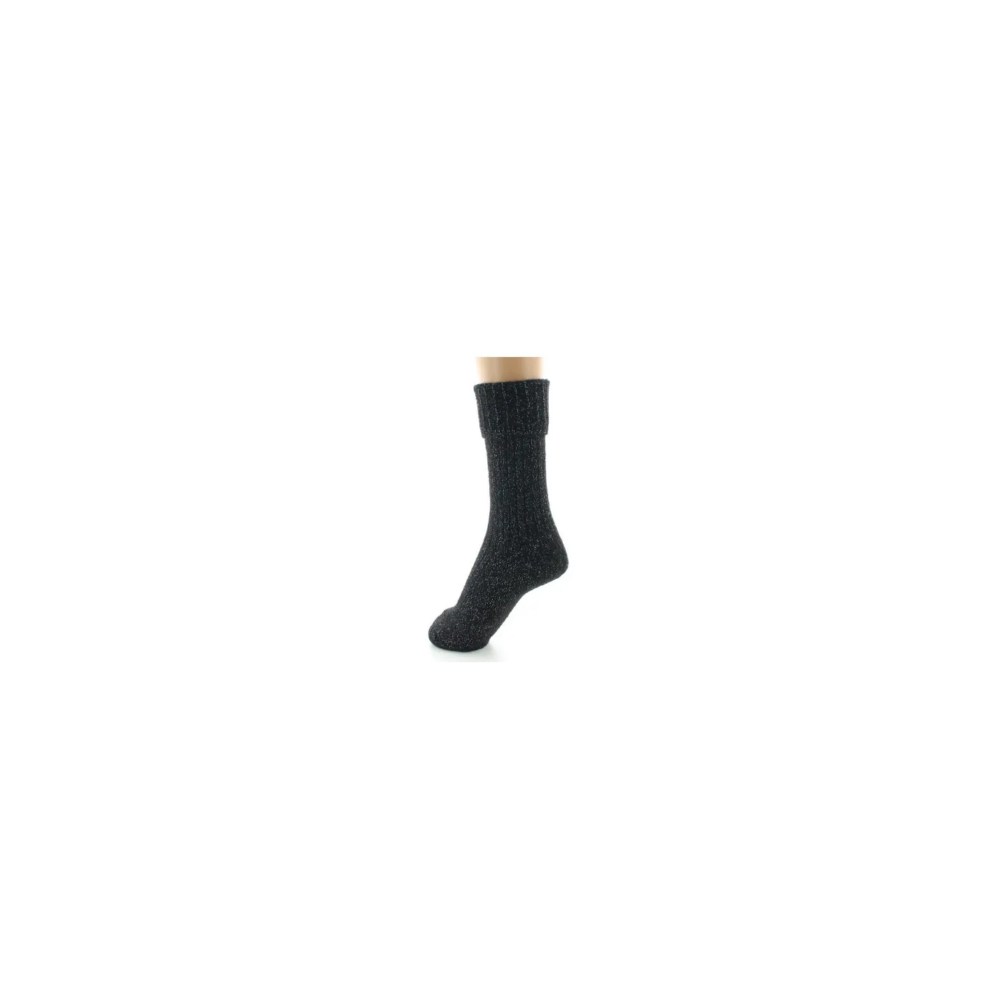 Women's Black Glittery Fingerless Gloves Made in France - Perrin  Reference: 18924 Chapellerie Traclet