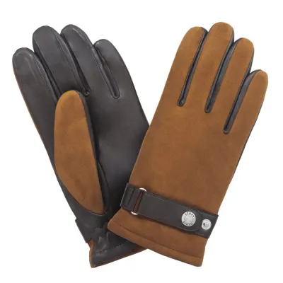 Two-Tone Lambskin Leather Gloves - Glove Story Reference: 15084